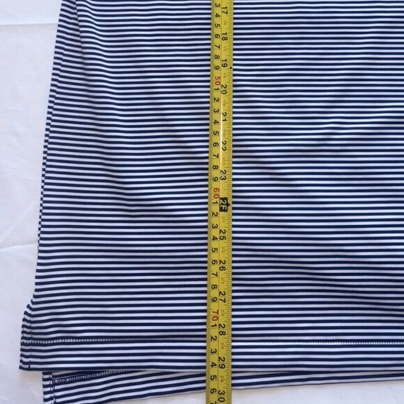 Peter Millar Summer Comfort Blue White Stripe Short Sleeve Polo size M - Picture 6 of 8